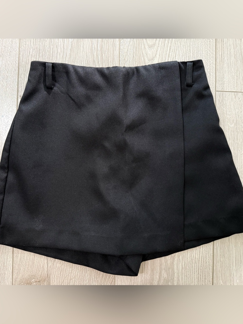 Zara Classic Black Short Skort size S - New but Zipper got broke